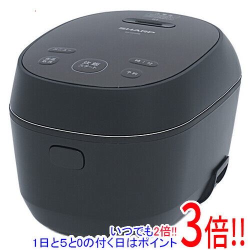 楽天市場】シャープ ihジャー炊飯器 3合 ブラック ks-hf05b-bの通販