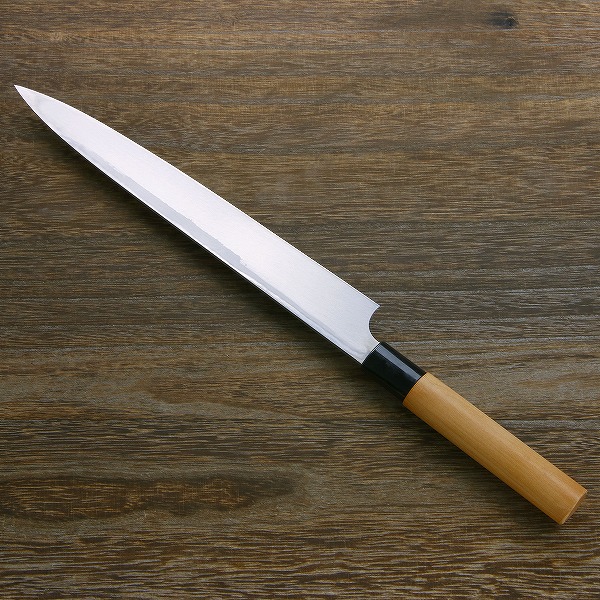 楽天市場】柳刃包丁 片刃 270mm 白紙2号 左利き用 一般家庭向け(和包丁