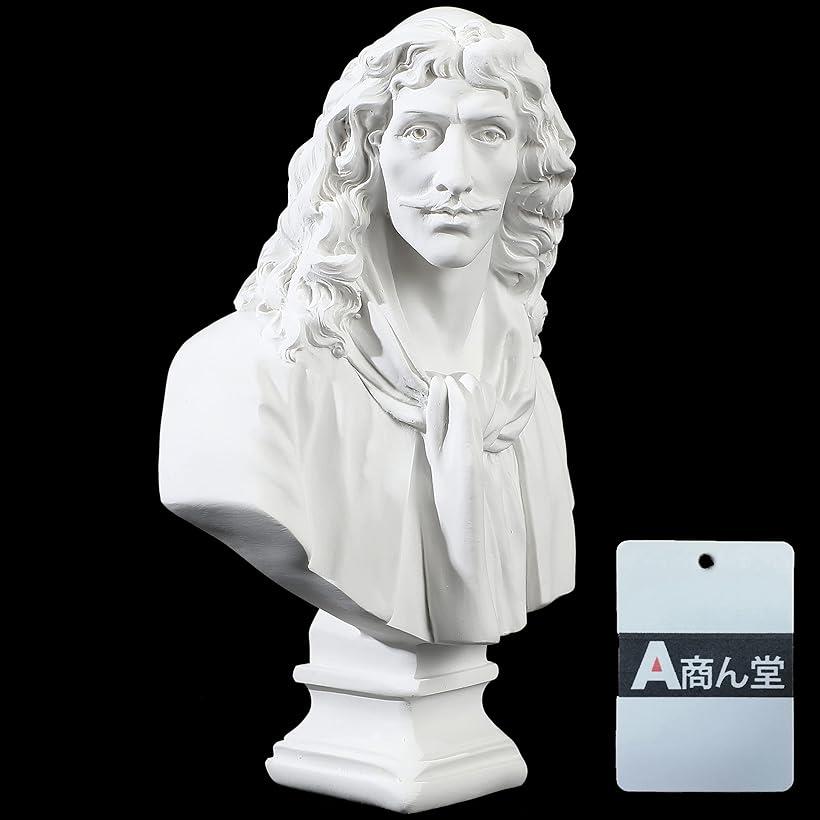楽天市場】自宅が美術館 石膏風人物像 15cm モリエール : ホリック
