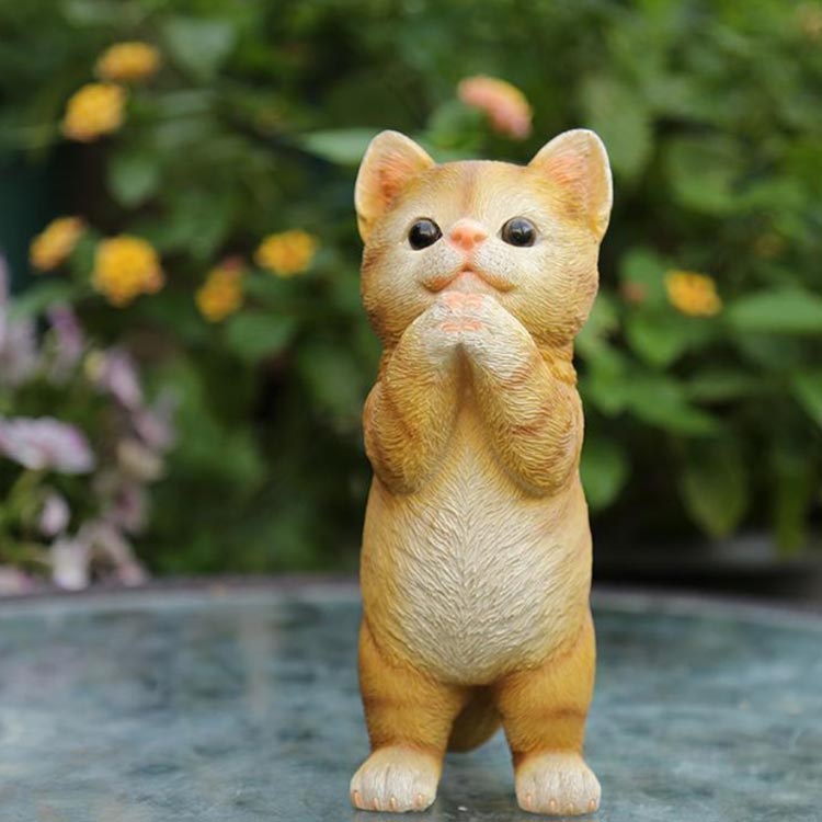 楽天市場】キャット 送料無料 玄関 リアル オブジェ ガーデニング