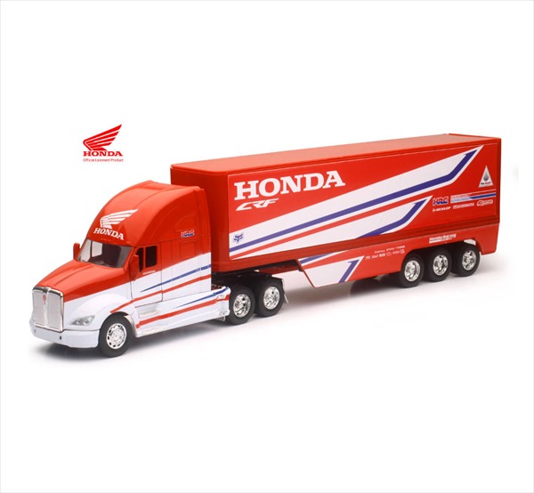楽天市場】ミニカー 1/32 NEWRAY☆ Kenworth Trailer - Team Honda HRC