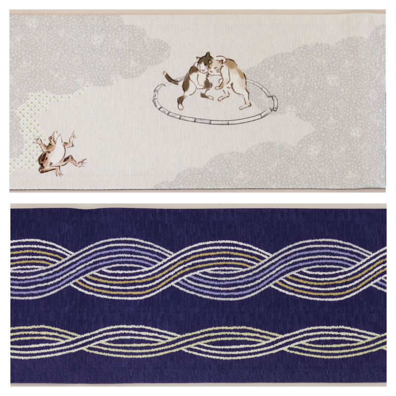 楽天市場】WA・KKA ツナ取りレディース 仕立て上がり 正絹 半幅帯