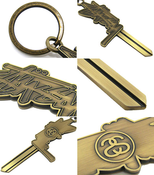 楽天市場】ステューシー STUSSY 14F Stock Blank キーホルダー(stussy