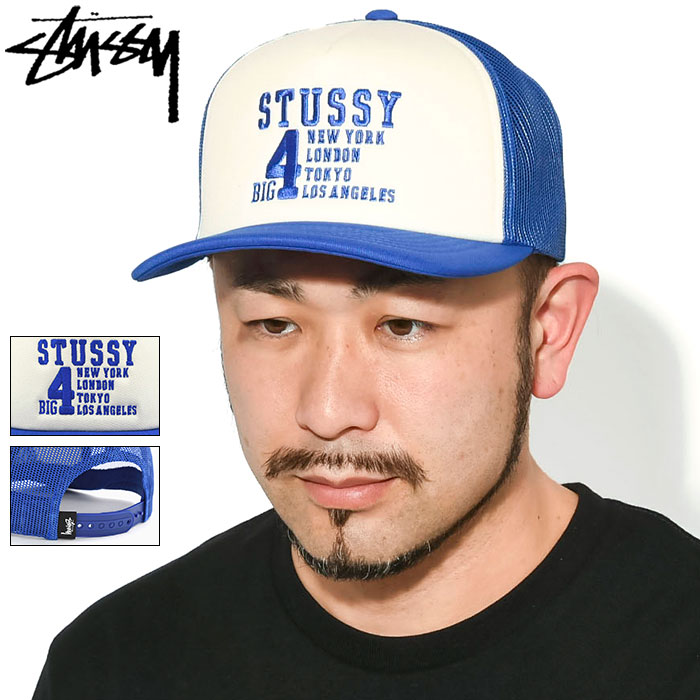 楽天市場】ステューシー STUSSY キャップ 帽子 Big 4 Trucker Cap