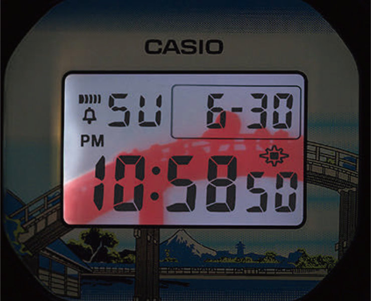 楽天市場】G-SHOCK 葛飾北斎「深川万年橋下」 DW-5600KHFM25-1JR