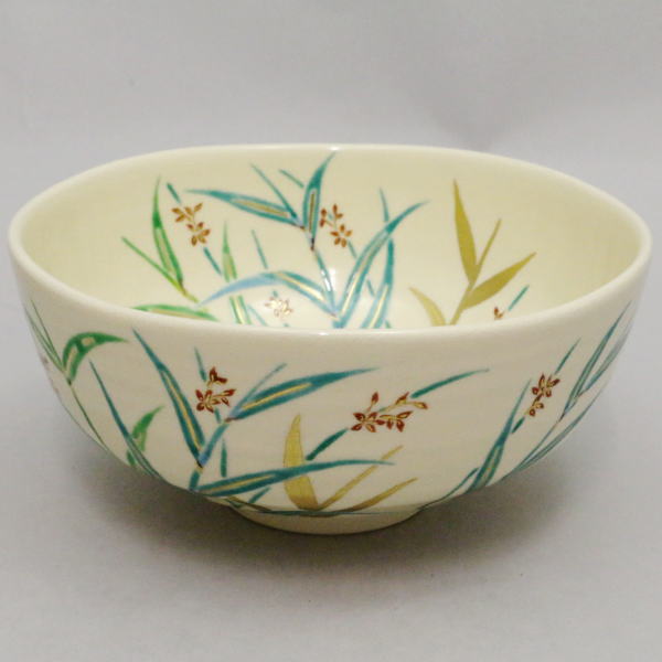 楽天市場】【茶器/茶道具 抹茶茶碗】 平茶碗 芦 手塚石雲作（花蝶窯