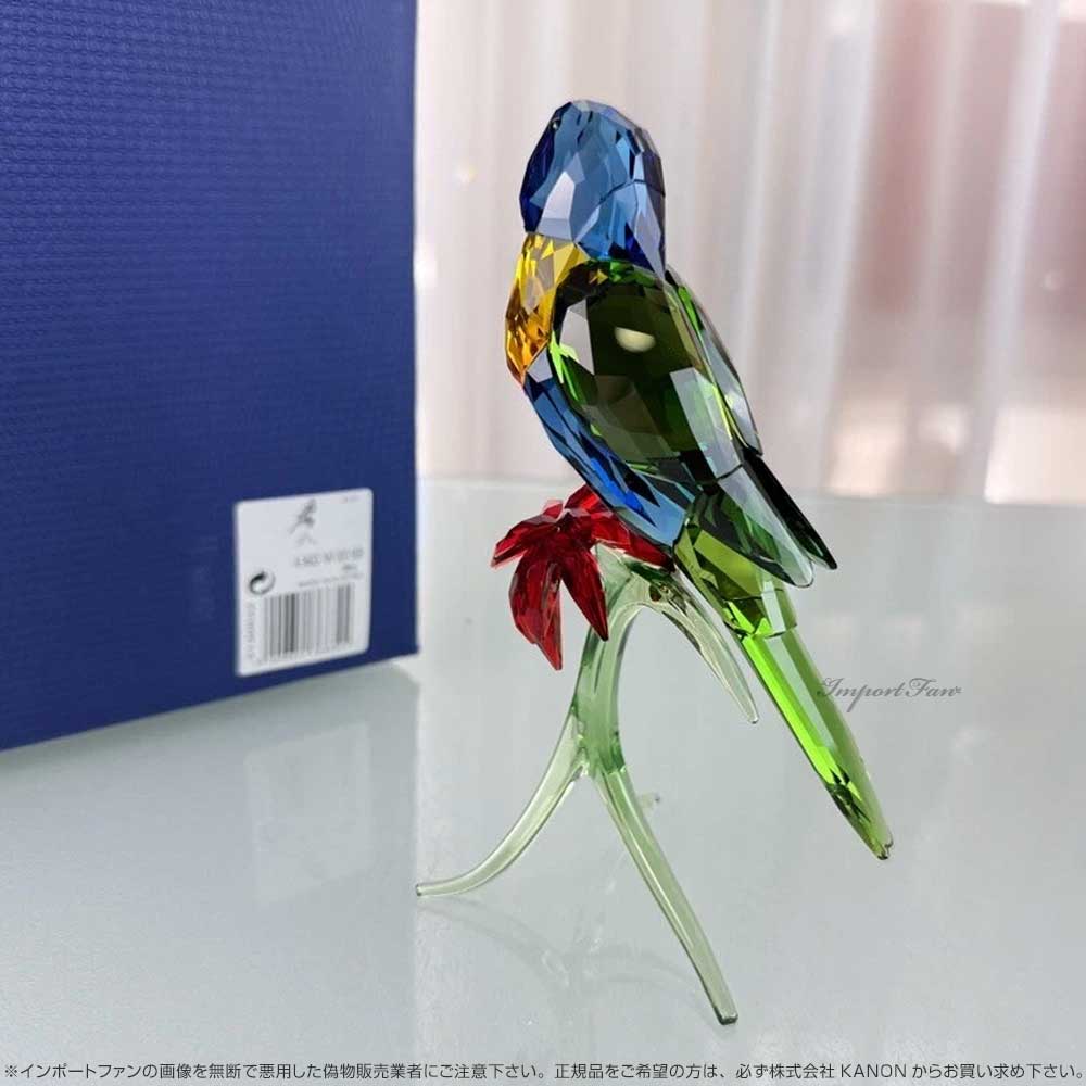 スワロフスキー スワロフスキー パロット オウム 鳥 クリスタル