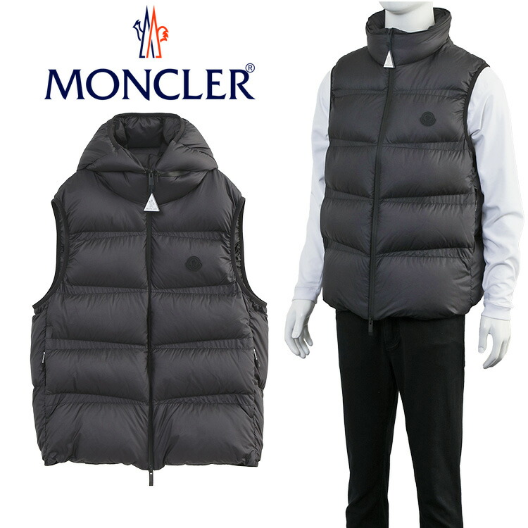 楽天市場】MONCLER Matt Black LAUSEN ダウンベスト 1A001-31-597Y2