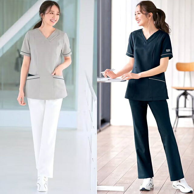 楽天市場】[ナチュラルビューティー]配色パイピング美ラインスクラブ