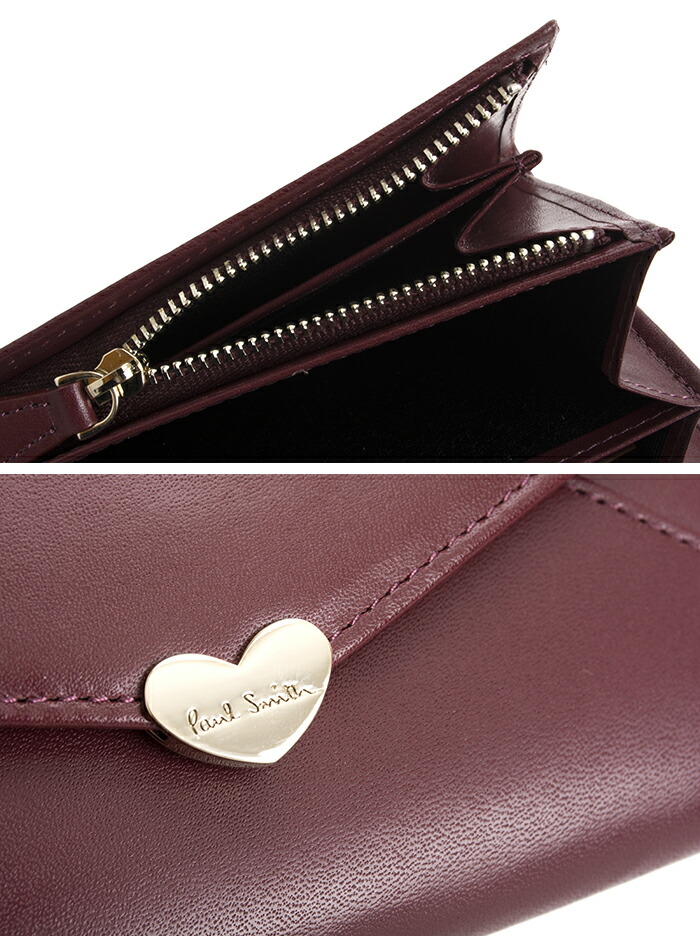 楽天市場】ポールスミス 財布 長財布 Paul Smith ワイン pwu927-80