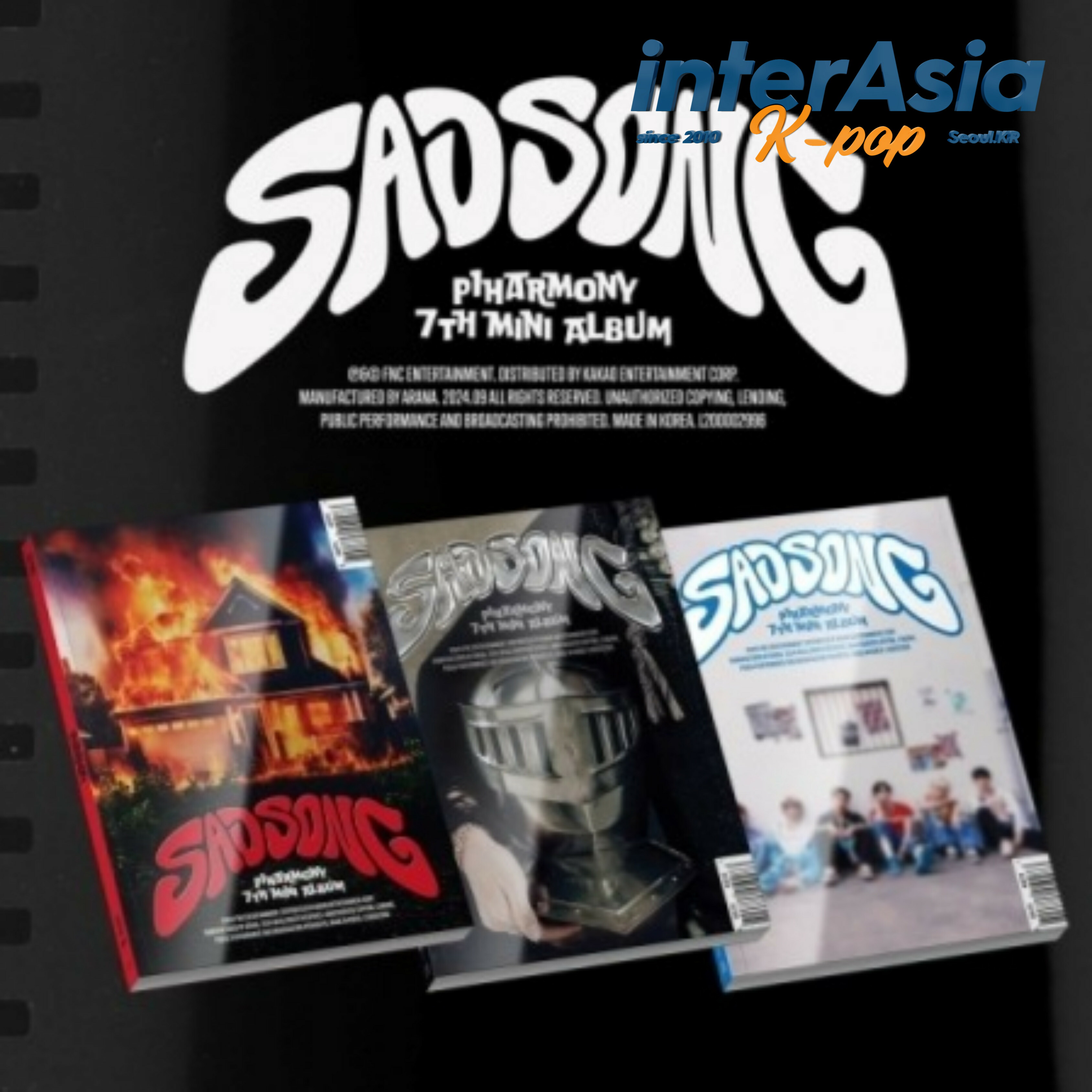 楽天市場】P1Harmony - 7th Mini Album 「SAD SONG」 ピーワン