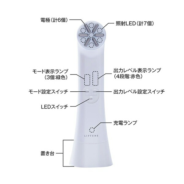 楽天市場】LIFTUNE リフチューン 家庭用複合フェイシャル美容機器 伊藤