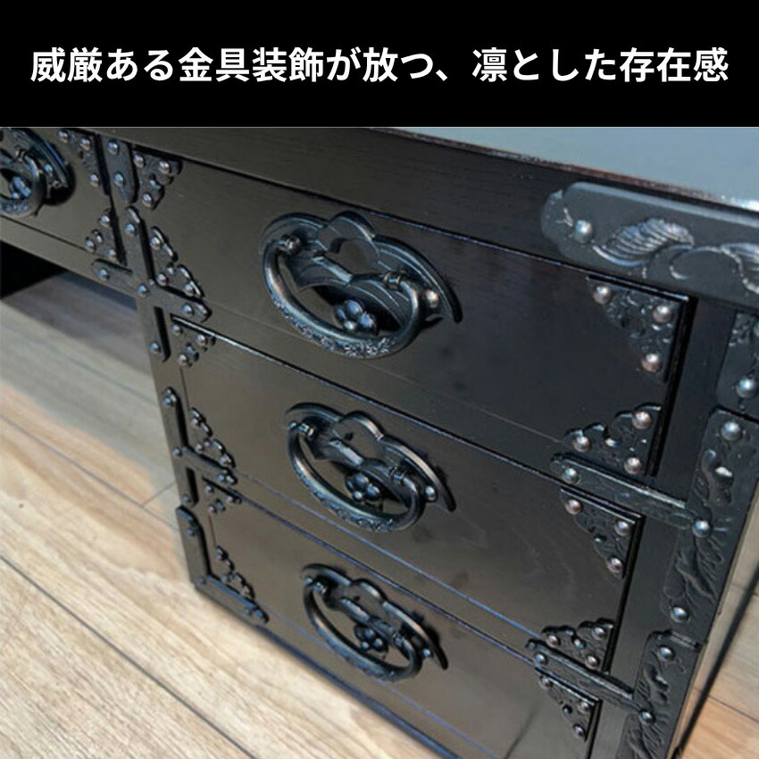 楽天市場】【開梱設置無料】 岩谷堂箪笥 文机 和風 和室 両袖文机 無垢