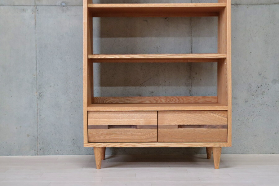 楽天市場】オープンラック 木製 本棚 おしゃれ オープンシェルフ ハイ