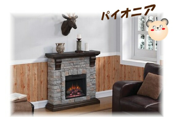 楽天市場】暖炉 電気式 パイオニア 18インチ 【 送料無料 】 完成品