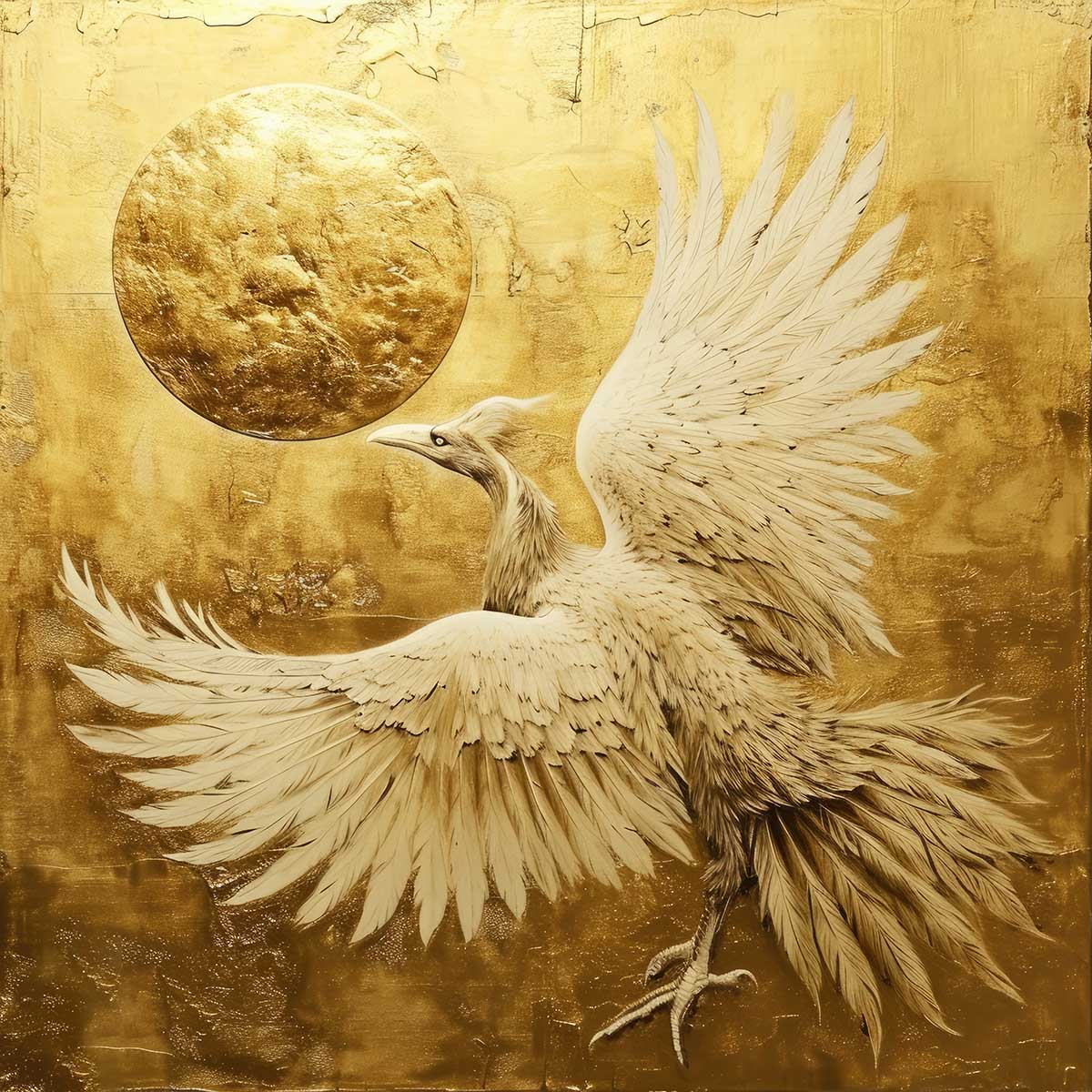 楽天市場】鳳凰 ほうおう フェニックス 開運 正方形ポスター 豪華 絵画