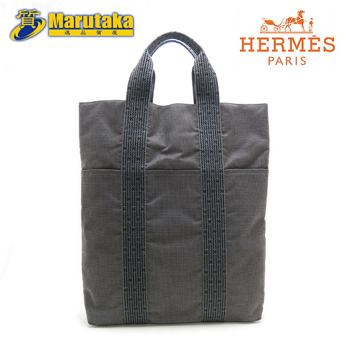楽天市場】【エルメス】HERMES エールライン カバス 縦長 トート