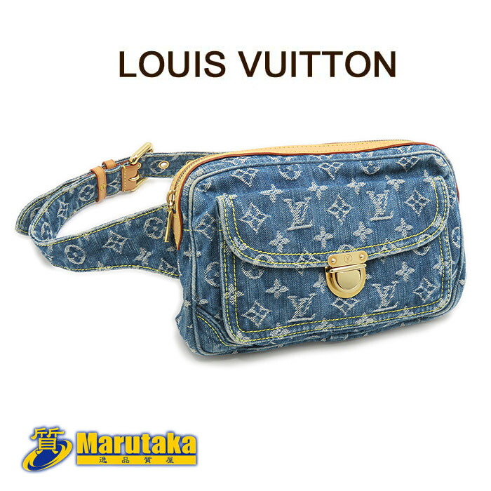 楽天市場】【ルイヴィトン】モノグラム デニム バムバッグ M95347