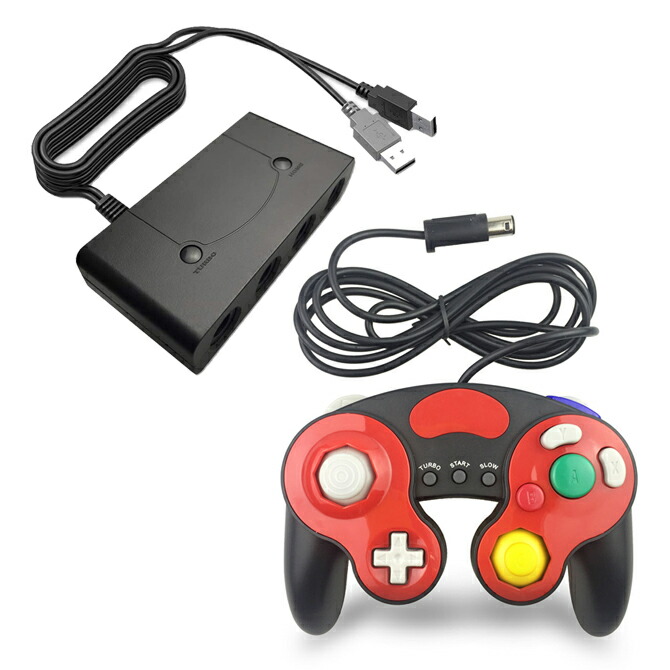 楽天市場】ゲームキューブコントローラー アダプターセット switch