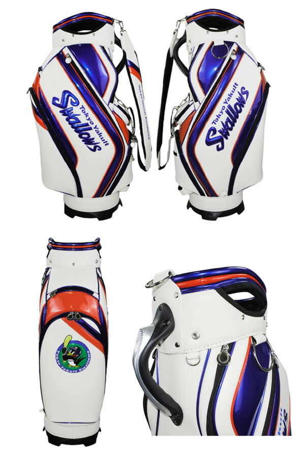 楽天市場】レザックス ゴルフ 東京ヤクルトスワローズ 9.5型 キャディ