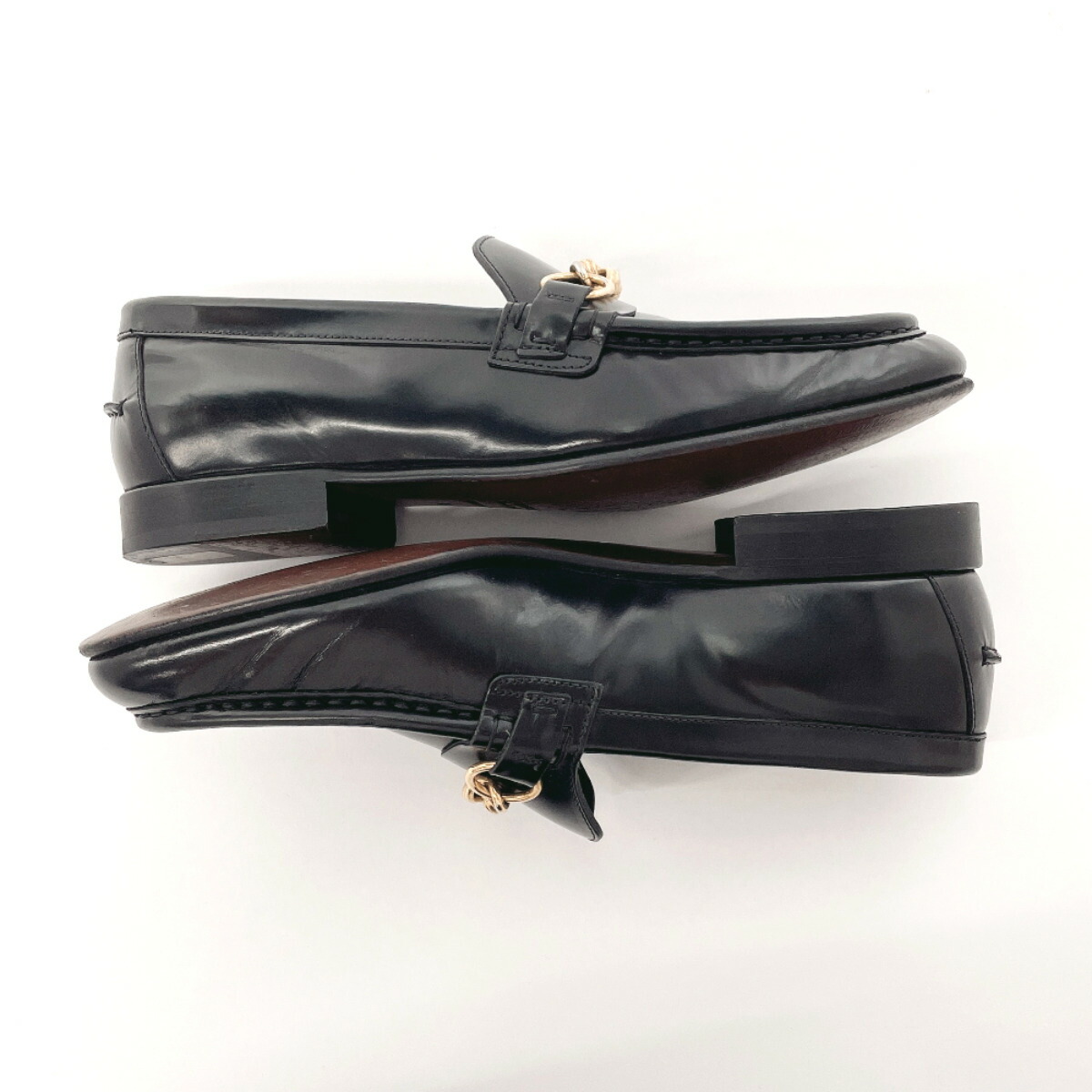 楽天市場】BURBERRY バーバリー ローファー レザー ブラック【中古