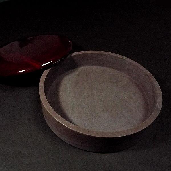 楽天市場】書道硯 宋坑端渓硯 丸形 7吋｜書道 書道用品 すずり 天然石