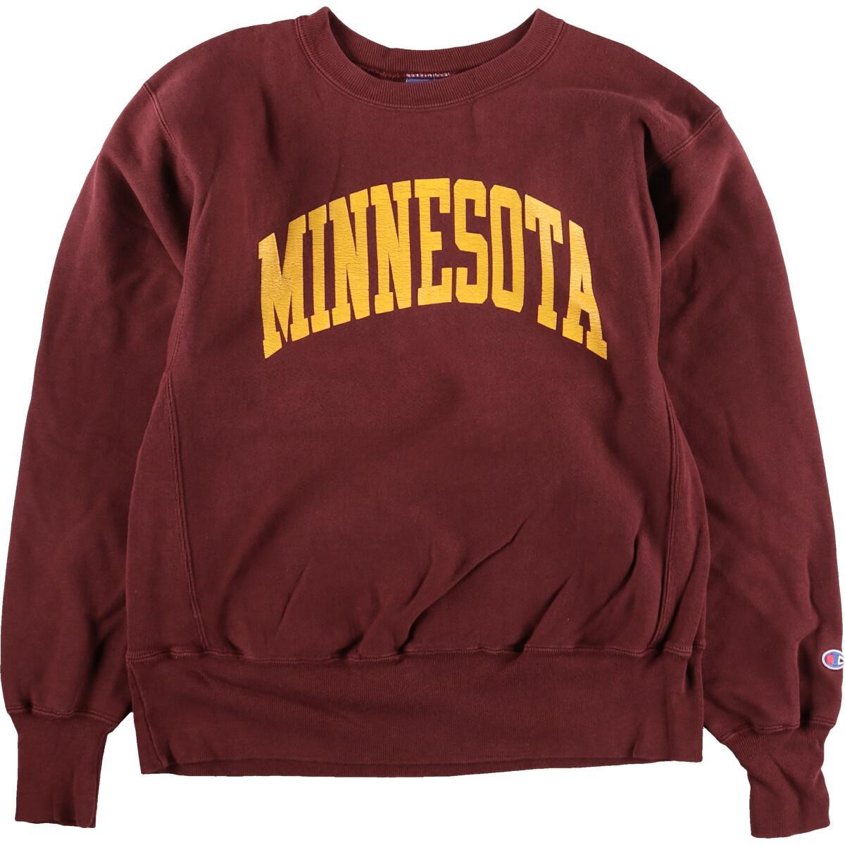 楽天市場】古着 チャンピオン Champion リバースウィーブ MINNESOTA