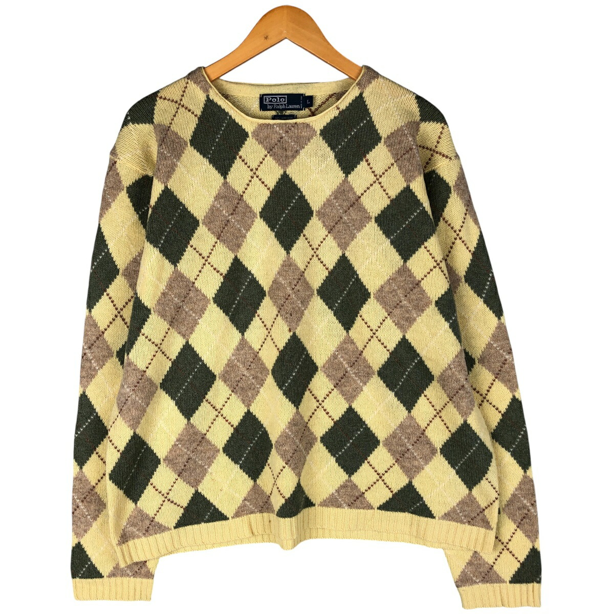 楽天市場】アーガイル ニット（ブランドラルフローレン）（メンズ