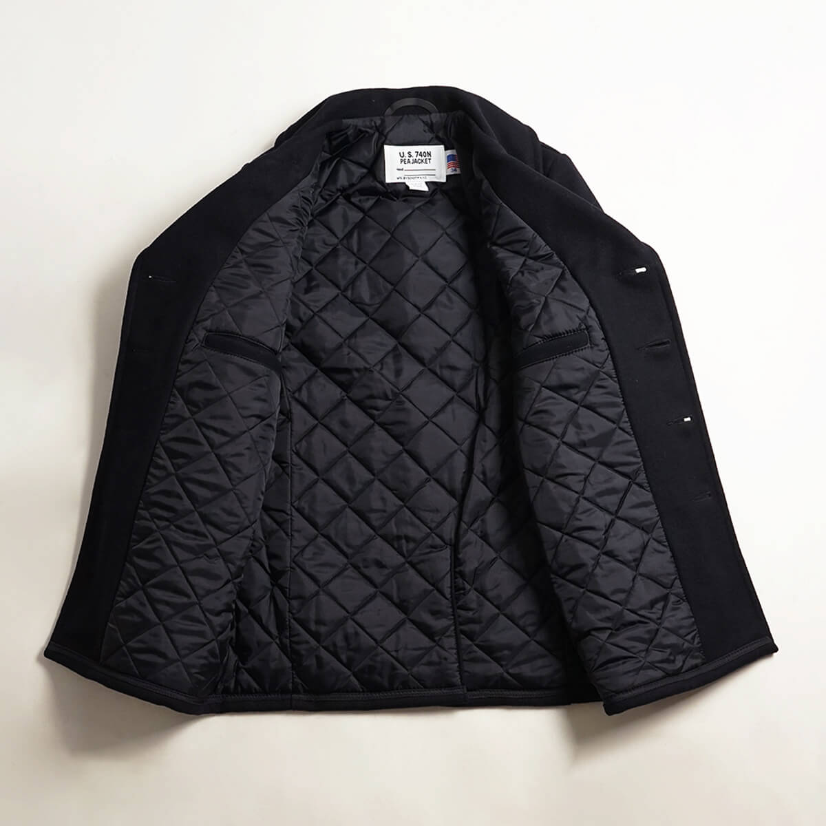 楽天市場】ショット SCHOTT 740 メンズ ウール ダブル ピーコート