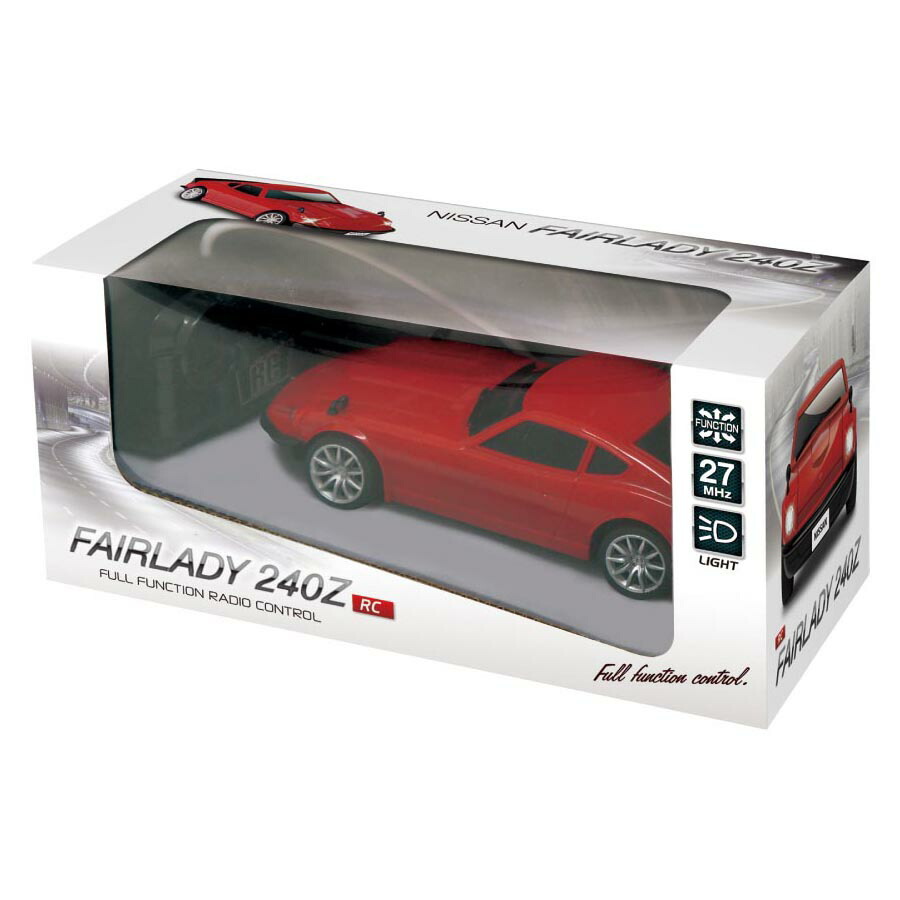 楽天市場】ラジコン フェアレディZ レッド 赤 ニッサン 日産 NISSAN RC