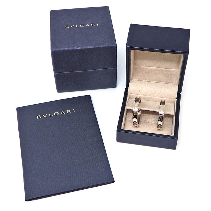 楽天市場】ブルガリ BVLGARI ピアス フープ B-zero1 ビーゼロワン ロゴ