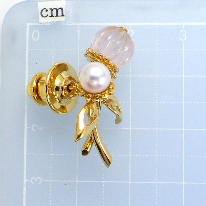 楽天市場】ミキモト MIKIMOTO ピンブローチ 葉っぱ リーフ 蕾 花