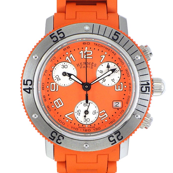 楽天市場】エルメス HERMES 腕時計 クリッパークロノグラフ CL2.316