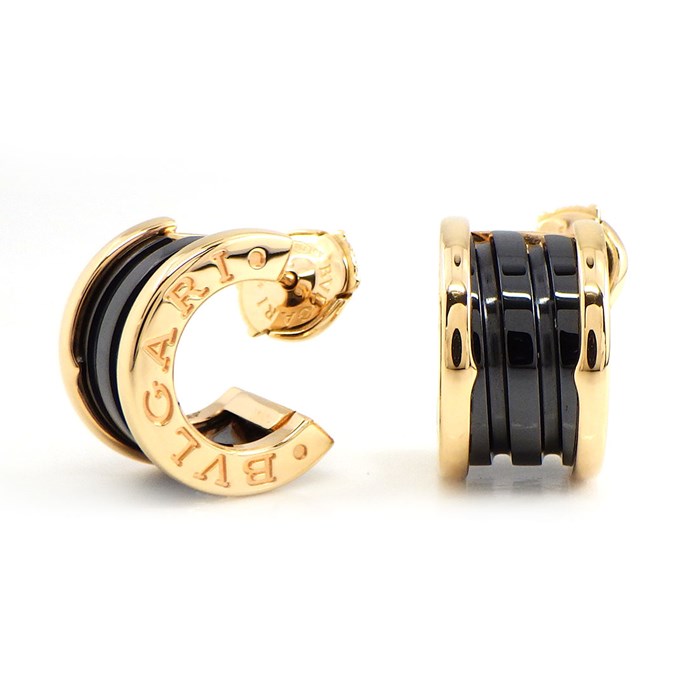 楽天市場】ブルガリ BVLGARI ピアス B-zero1 ビーゼロワン K18PG