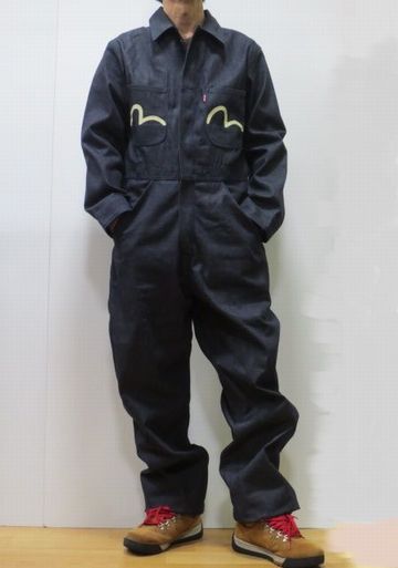 楽天市場】エビスジーンズ デニム オールインワン つなぎ ジャンプ