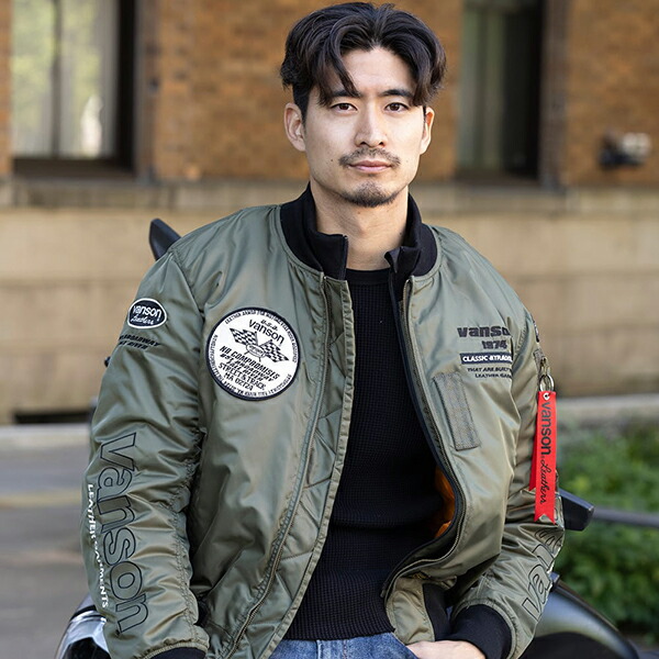 楽天市場】VANSON バンソン メンズ ジャケット バイク プロテクター MA