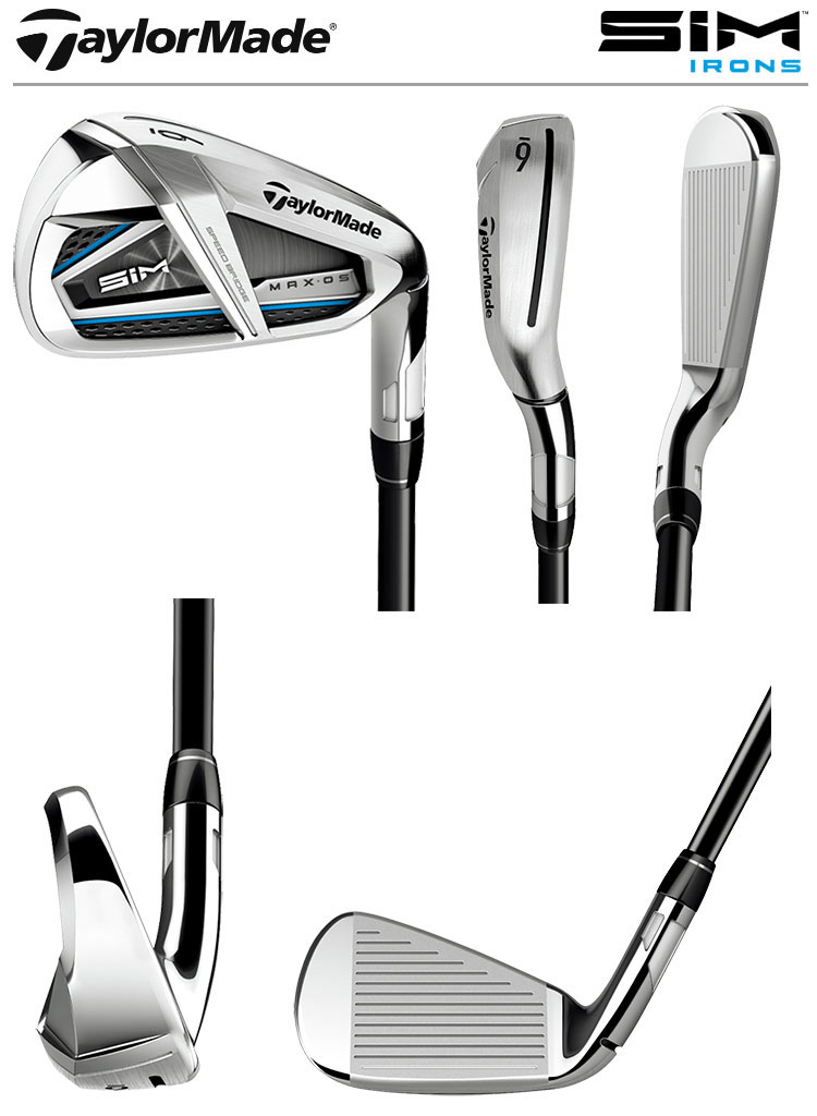 楽天市場】テーラーメイド SIM MAX OS アイアンセット 5本組 6-PW (KBS