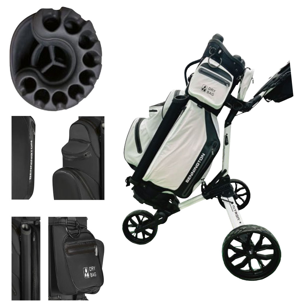 楽天市場】BENNINGTON ベニントン キャディバッグ SELECT 360° QO9 口