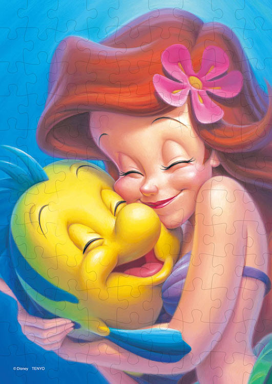 ジグソーパズル アリエル＆フランダー (リトルマーメイド) 108ピース