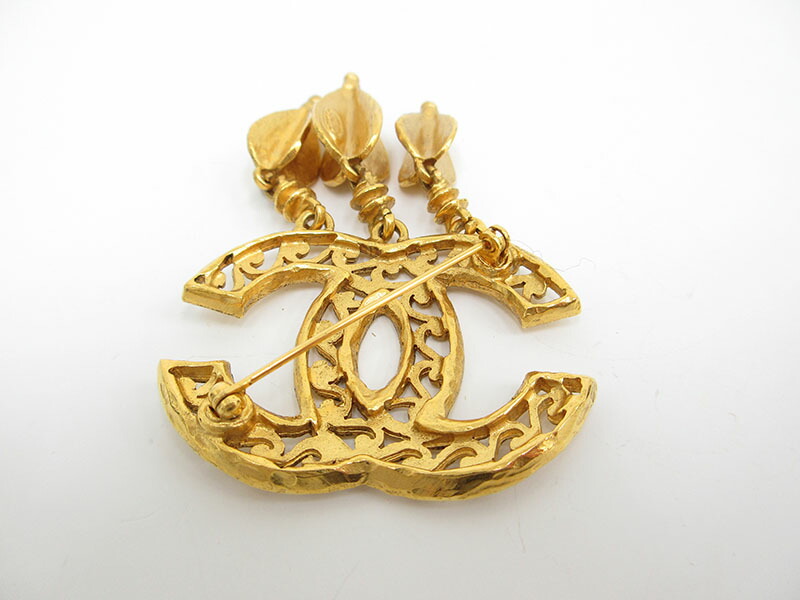 楽天市場】CHANEL(シャネル) ブローチ 1995年秋冬コレクション ココ
