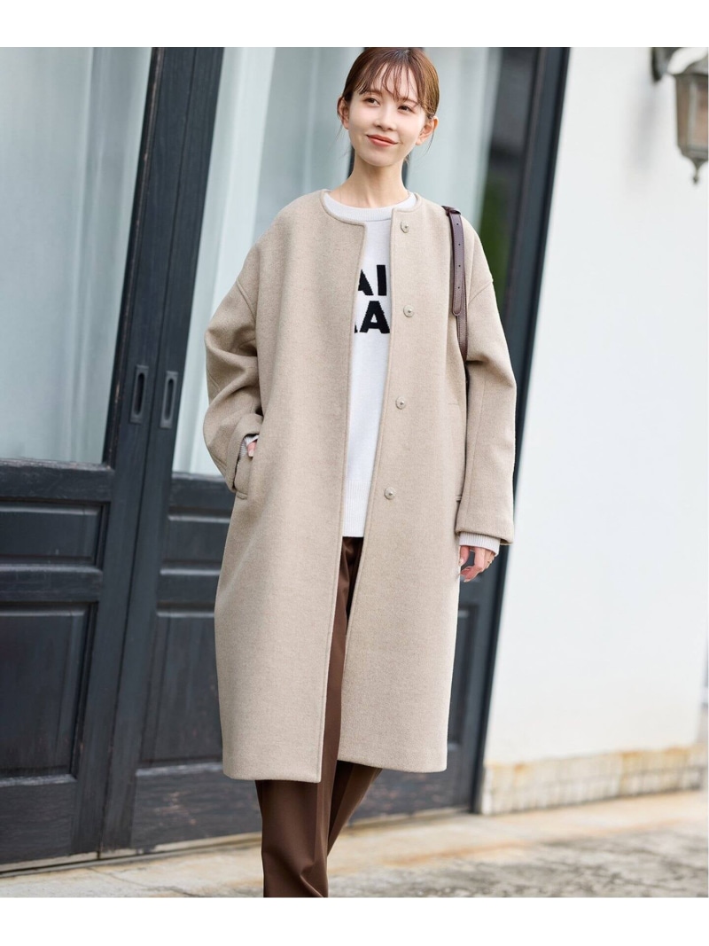 楽天市場】《追加2》スーパー140ビーバーノーカラーコート JOURNAL