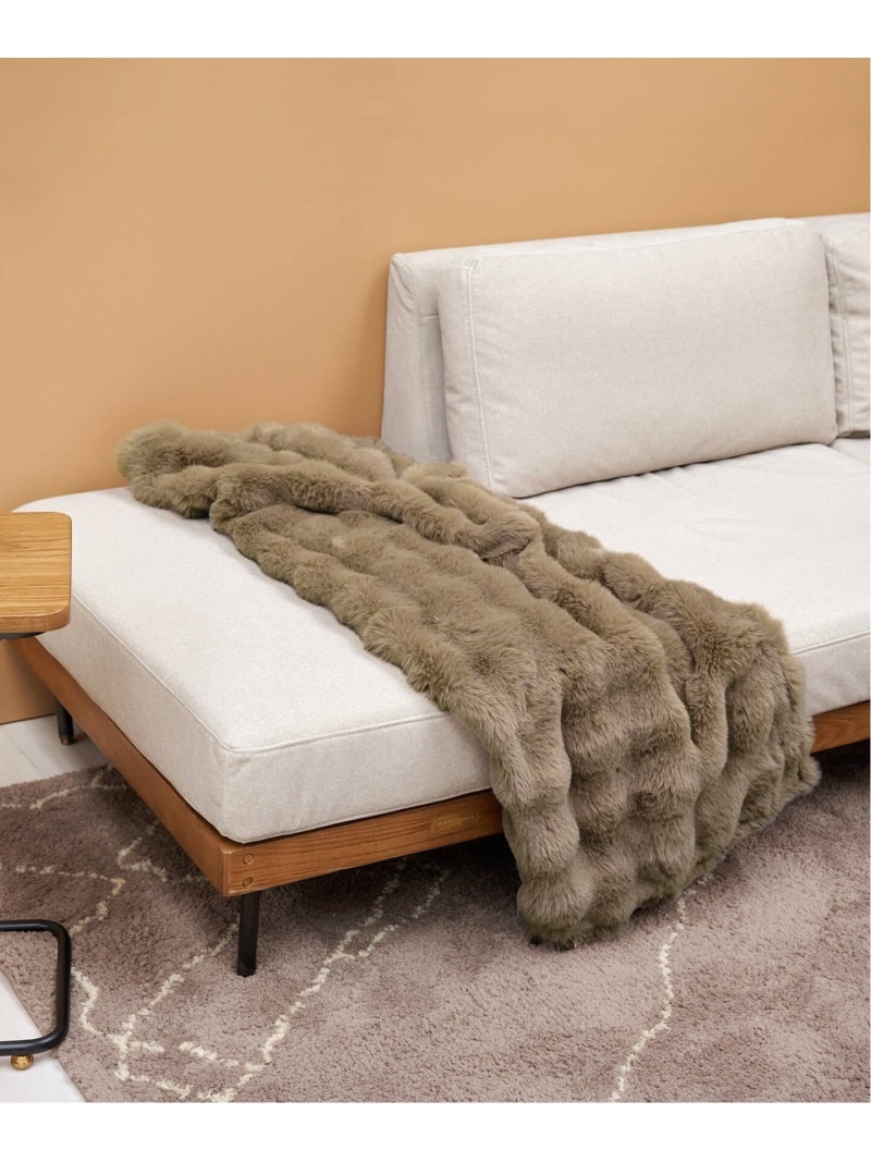 楽天市場】FUR BLANKET S 71X120 フェイクファー ブランケット JOURNAL