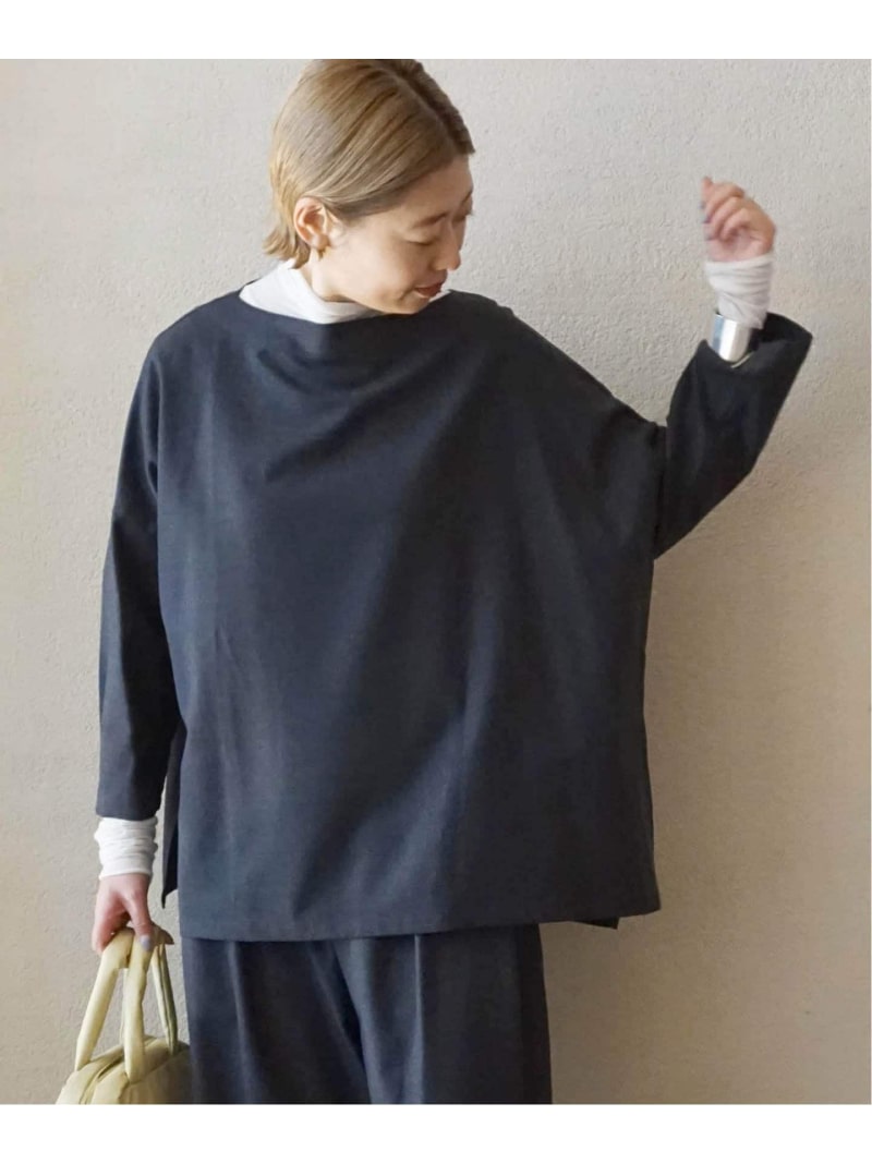 楽天市場】ミルドツイル ボートネックブラウス journal standard luxe