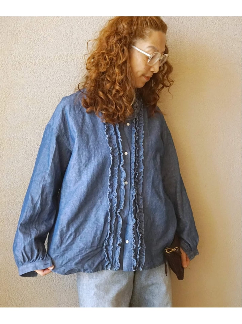 楽天市場】CLシャンブレー フリルブラウス journal standard luxe