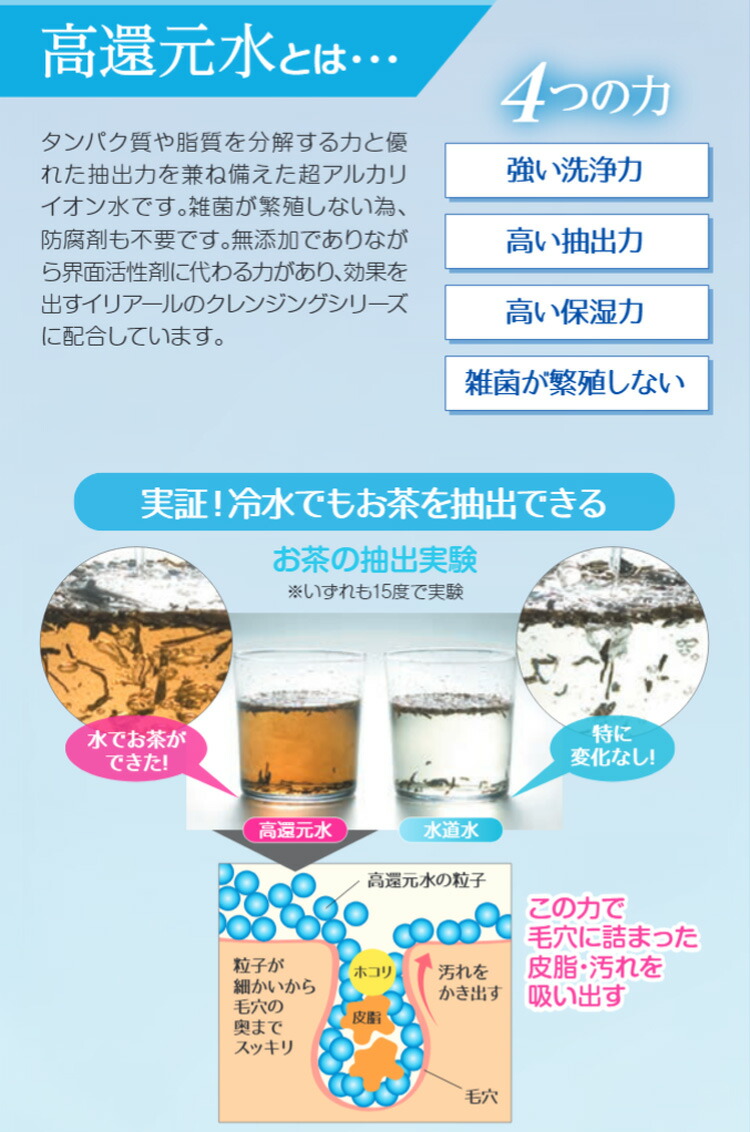 楽天市場】イリアールクレンジング 120g 400g (リフィル) 無添加 W