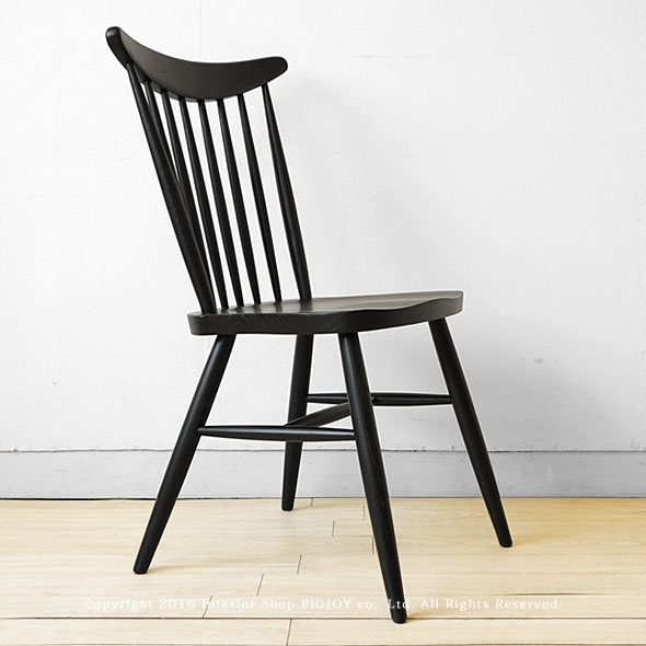 楽天市場】ダイニングチェア ブラック色 タモ材 タモ無垢材 木座 木製