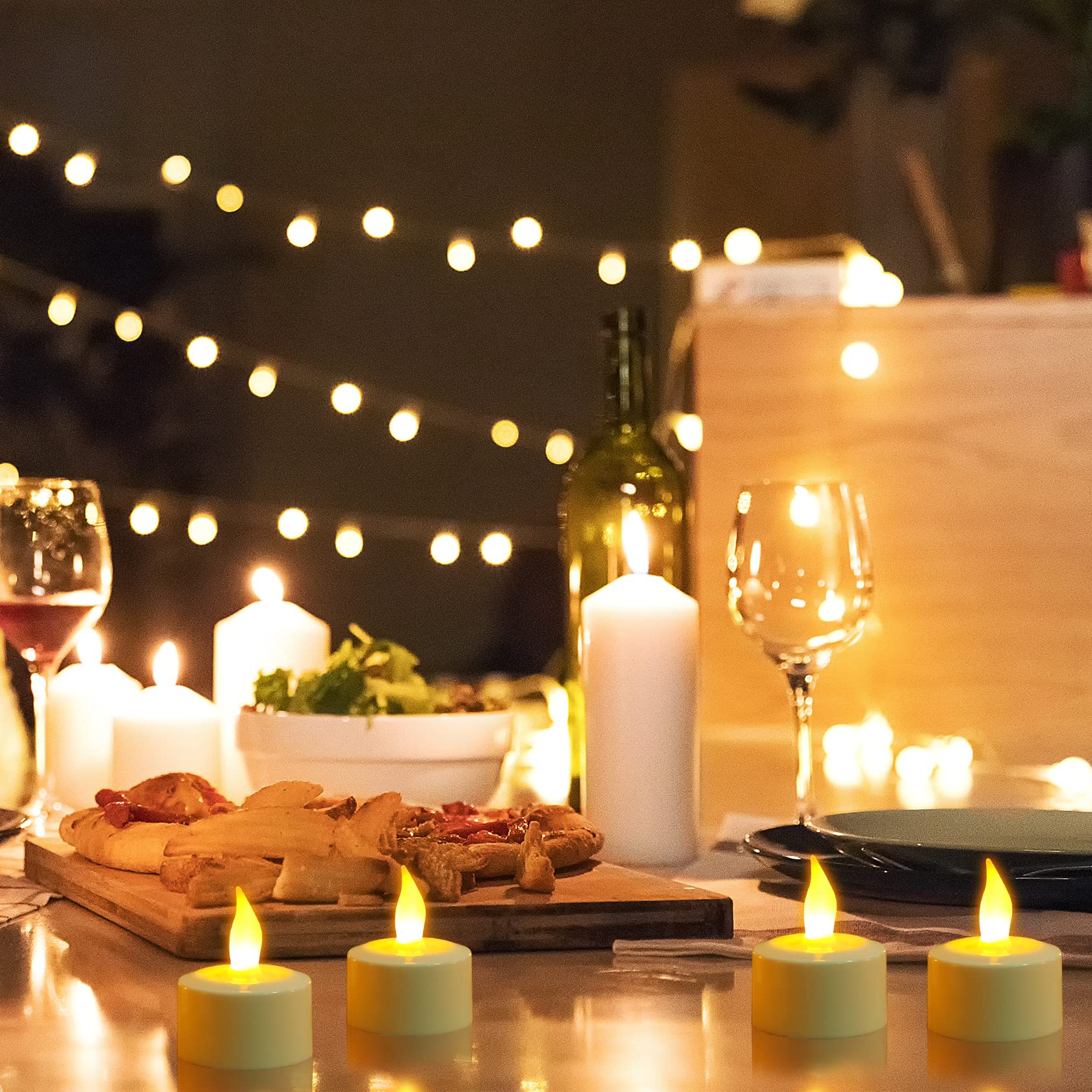 楽天市場】無炎充電式LEDキャンドル 充電式キャンドルライト 12個