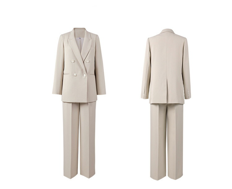 楽天市場】スーツ セットアップ 全2色 ダブルボタン ジャケット パンツ