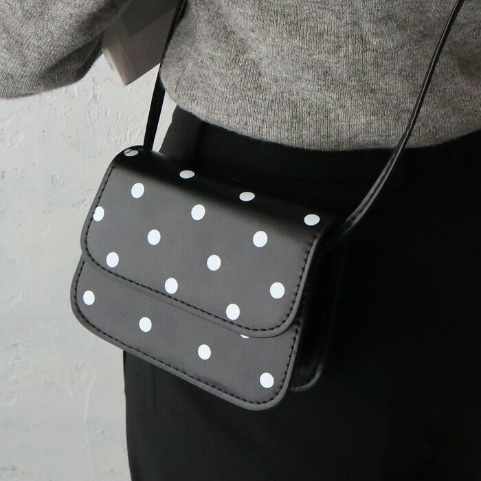 楽天市場】【3月中旬】ドットミニショルダーバッグ スクエア