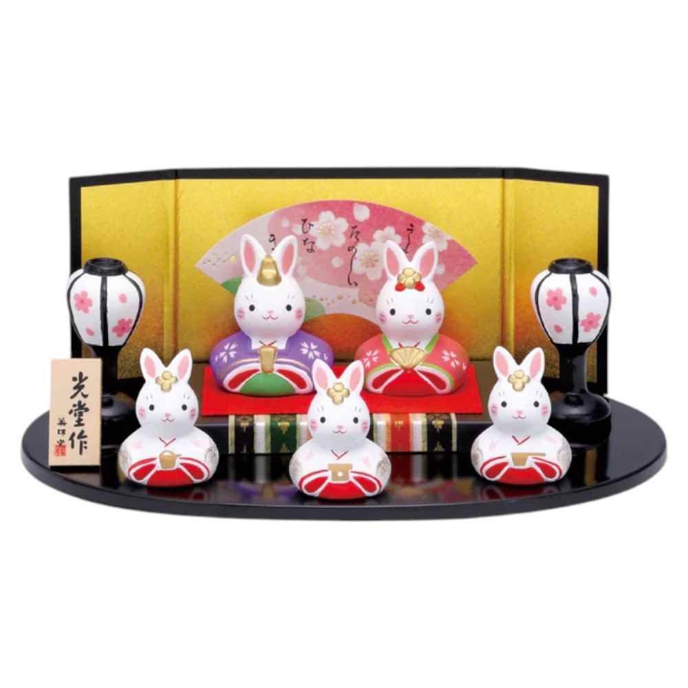 楽天市場】雛人形 コンパクト 陶器 小さい 可愛い ひな人形/ 錦彩